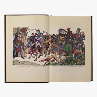 Geoffrey Chaucer — The Canterbury Tales (The Easton Press, 1978). Edição de luxo da série The 100 Greatest Books Ever Written. Livro físico.