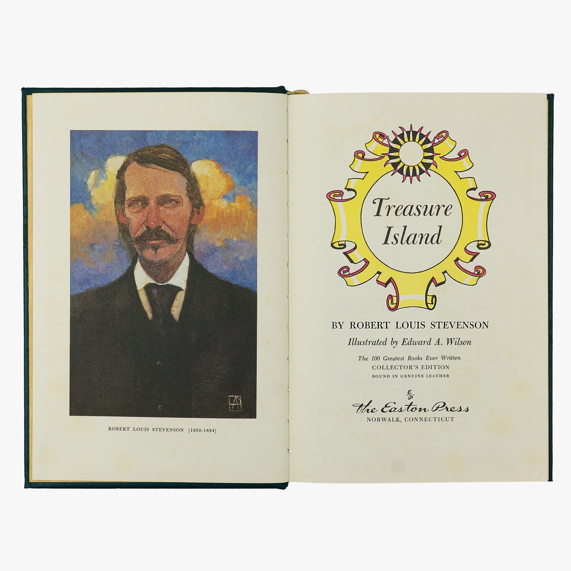 STEVENSON, Robert Louis (1850–1894). Treasure Island (The Easton Press, Norwalk, 1994).