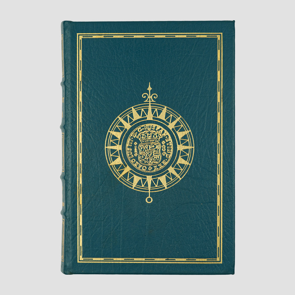livro Treasure Island de Robert Louis Stevenson edição Easton Press 1994 encadernação de luxo