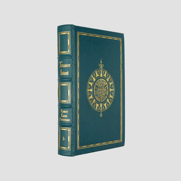 livro Treasure Island de Robert Louis Stevenson edição Easton Press 1994 encadernação de luxo