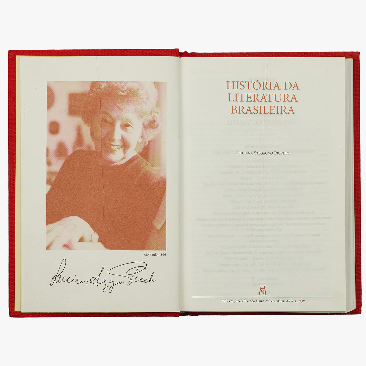 PICCHIO, Luciana Stegagno (1920–2008). História da Literatura Brasileira (Editora Nova Aguilar, Rio de Janeiro, 1997).