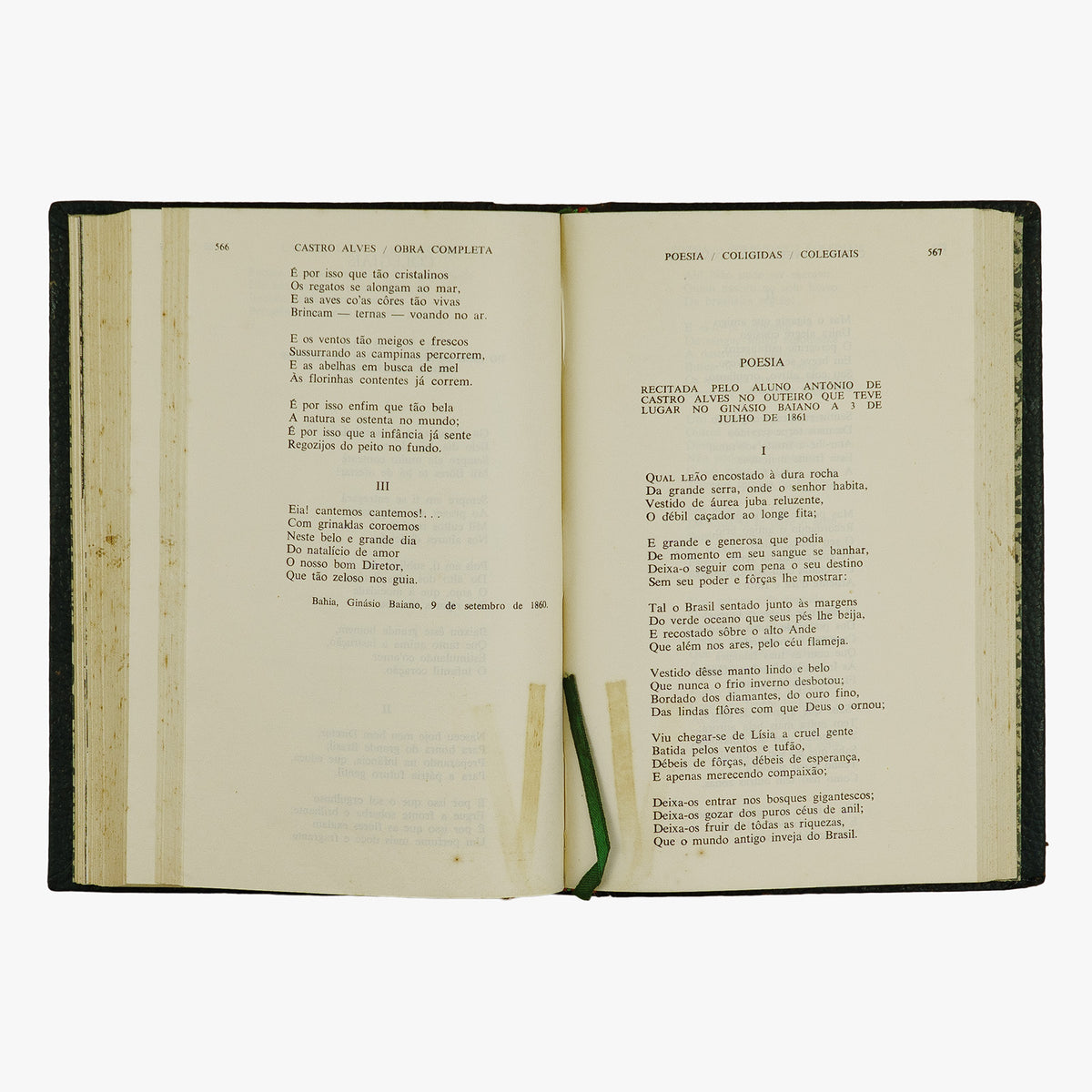Castro Alves - Obra Completa (José Aguilar, 1960). Livro físico. 1ª (primeira) edição.