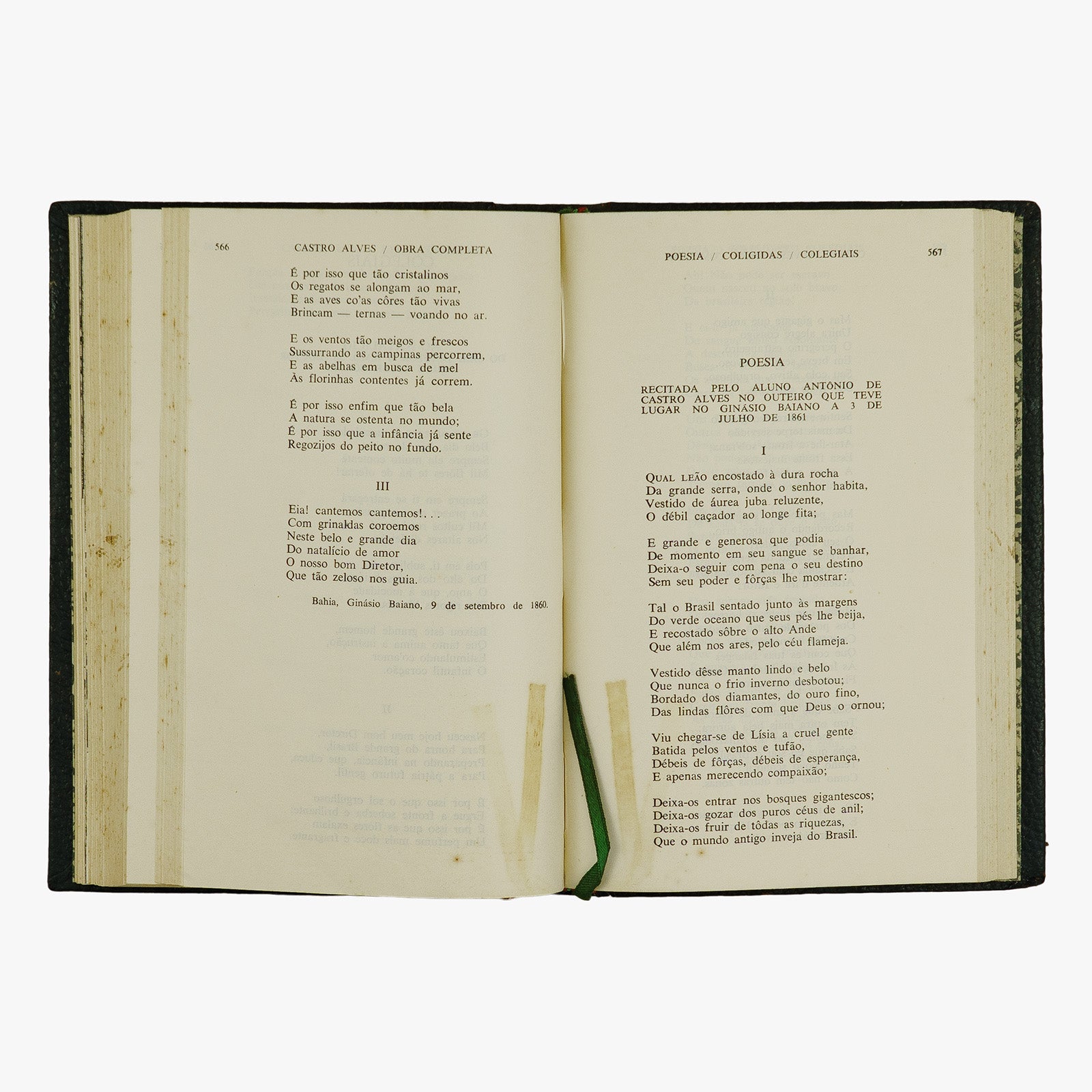 Castro Alves - Obra Completa (José Aguilar, 1960). Livro físico. 1ª (primeira) edição.