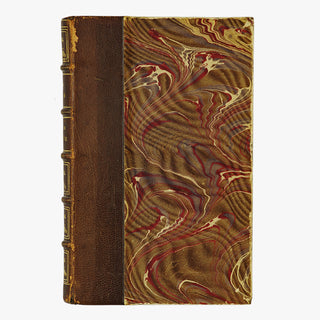 George Sand — La Petite Fadette (Calmann-Lévy, c. 1900). Século XIX. Encadernação em meio couro com douração. Livro físico.