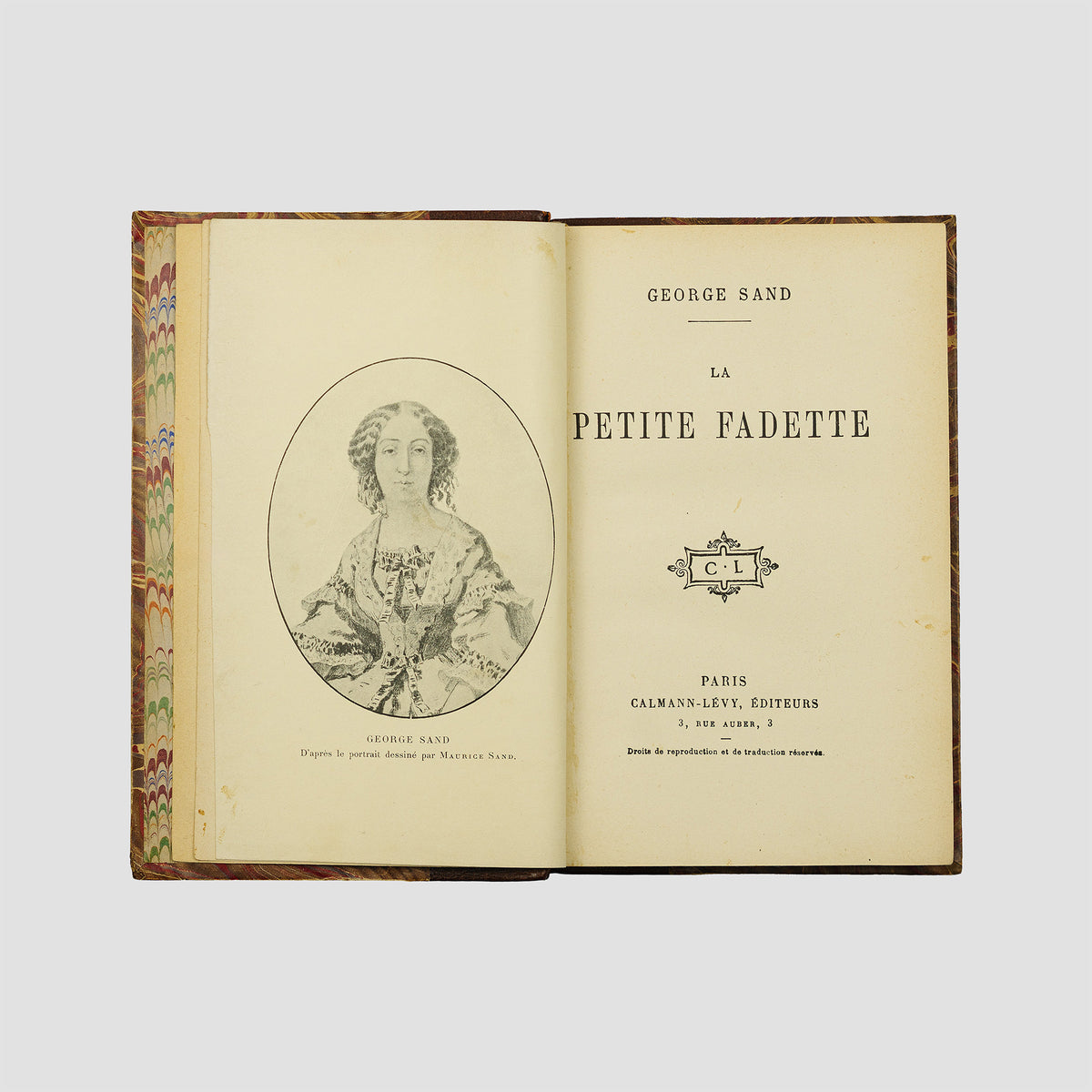 livro La Petite Fadette de George Sand edição Calmann Lévy circa 1900