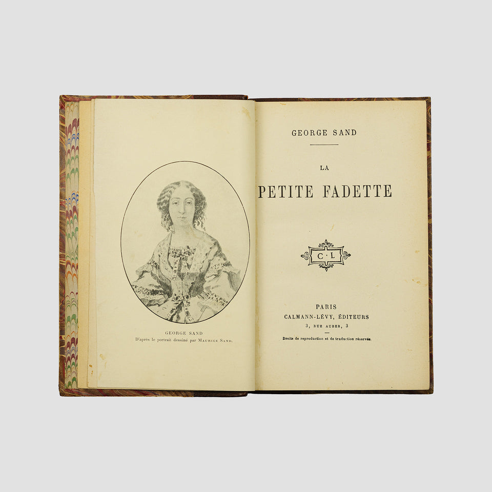 livro La Petite Fadette de George Sand edição Calmann Lévy circa 1900