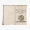 Vuitasse — Tractatus de Verbi Divini Incarnatione (Posonii, Patzko, 1788), 2 volumes. Livros físicos. Encadernação em couro com douração.