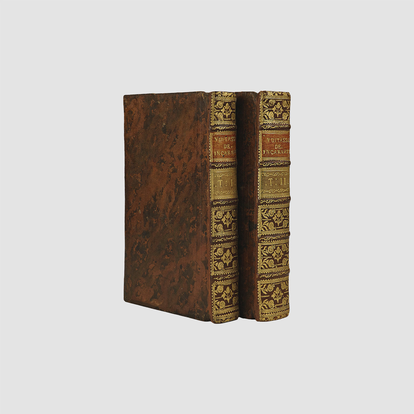 VUITASSE, Carolo (1660–1716). Tractatus de Verbi Divini Incarnatione (Francisci Augustini Patzko, Posonii, 1788), 2 vols.
