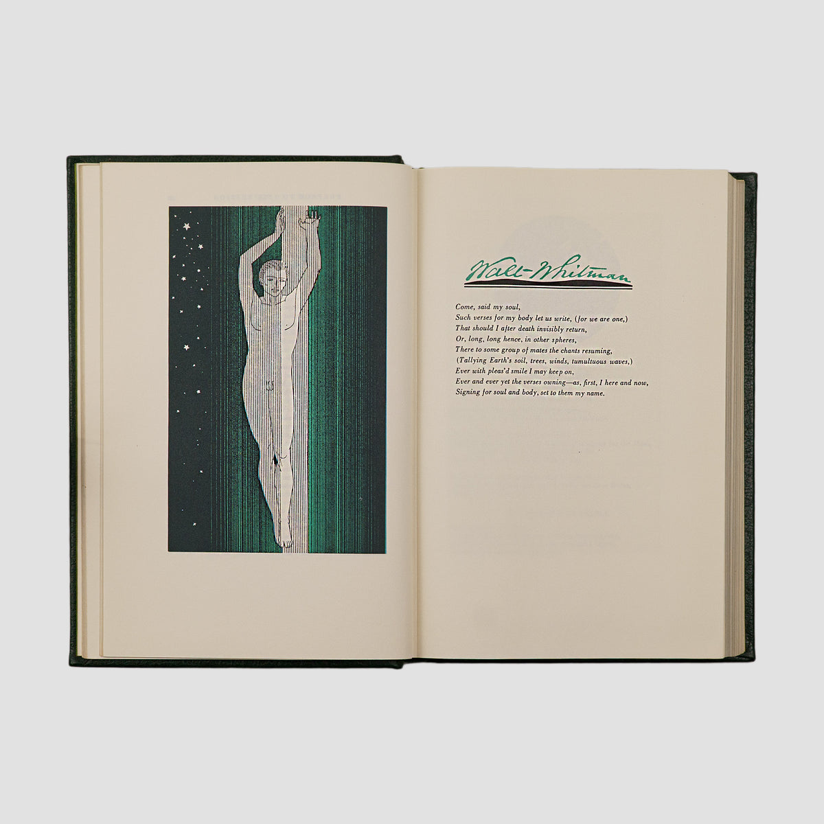 WHITMAN, Walt (1819–1892). Leaves of Grass (The Easton Press, Norwalk, 1977).