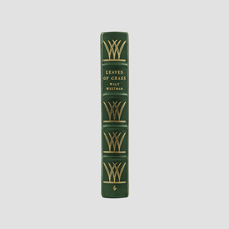 livro Leaves of Grass de Walt Whitman edição Easton Press 1977 encadernação de luxo