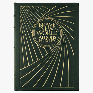 Aldous Huxley - Brave New World (The Easton Press, 1978). Livro físico com encadernação de luxo. 