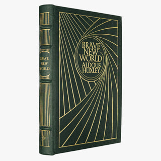 Aldous Huxley - Brave New World (The Easton Press, 1978). Livro físico com encadernação de luxo. 