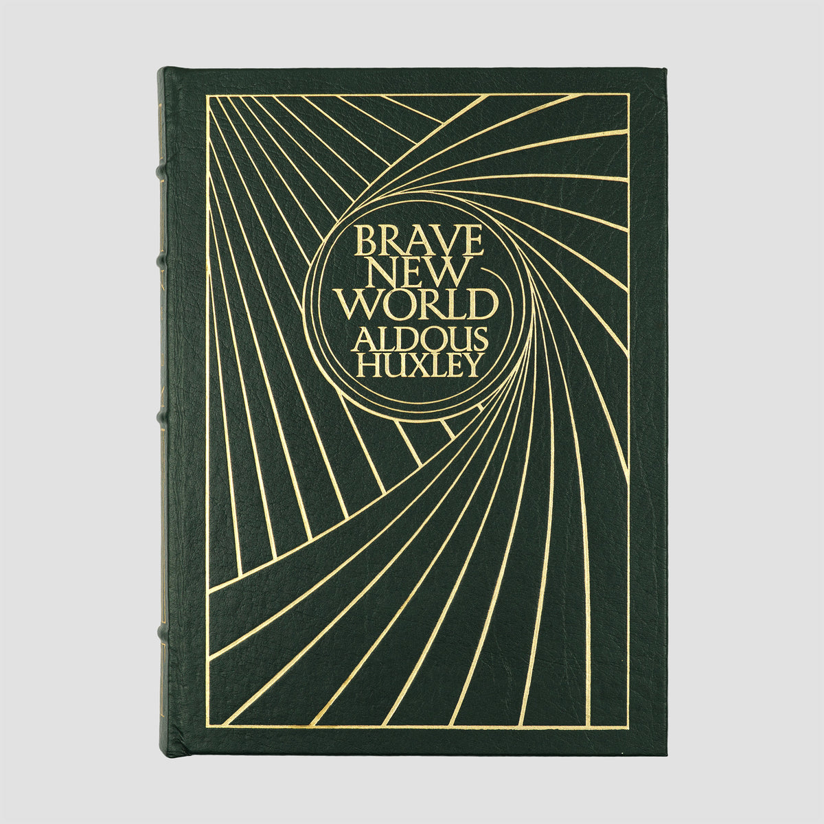 livro Brave New World de Aldous Huxley edição Easton Press 1978 encadernação de luxo