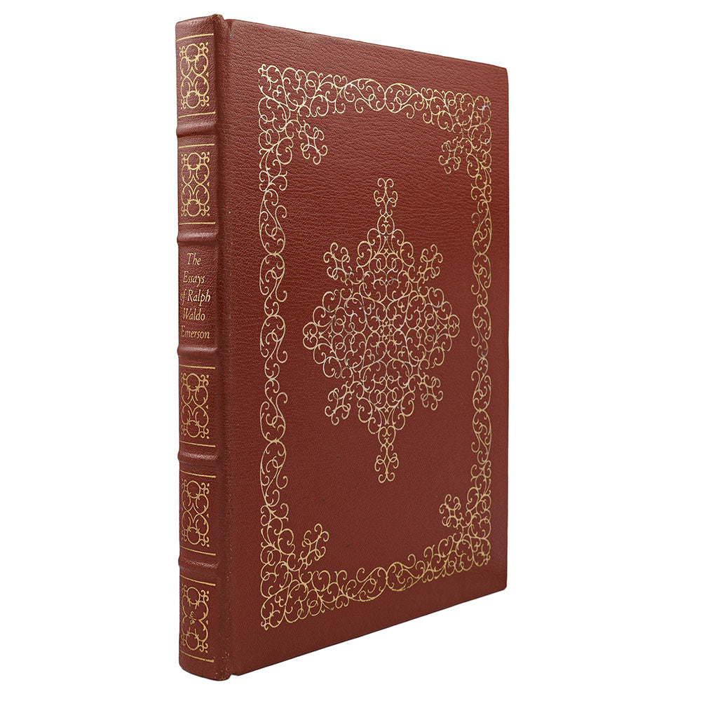 The Essays of Ralph Waldo Emerson (The Easton Press, 1979). Livro físico com encadernação de luxo.