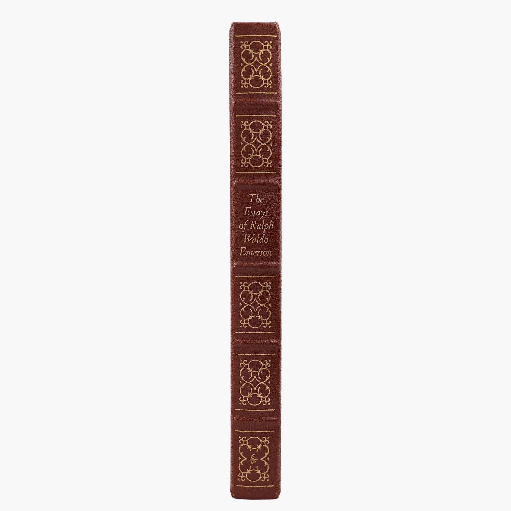 The Essays of Ralph Waldo Emerson (The Easton Press, 1979). Livro físico com encadernação de luxo.