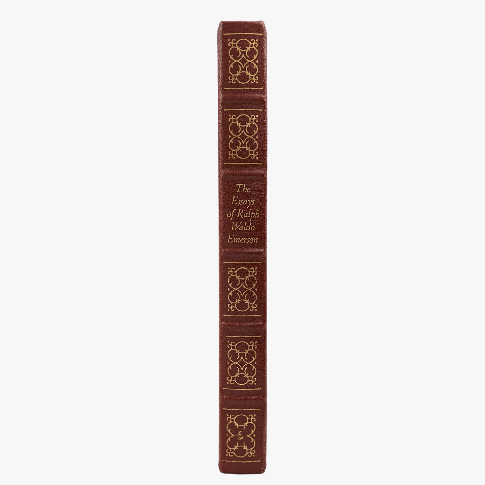 The Essays of Ralph Waldo Emerson (The Easton Press, 1979). Livro físico com encadernação de luxo.