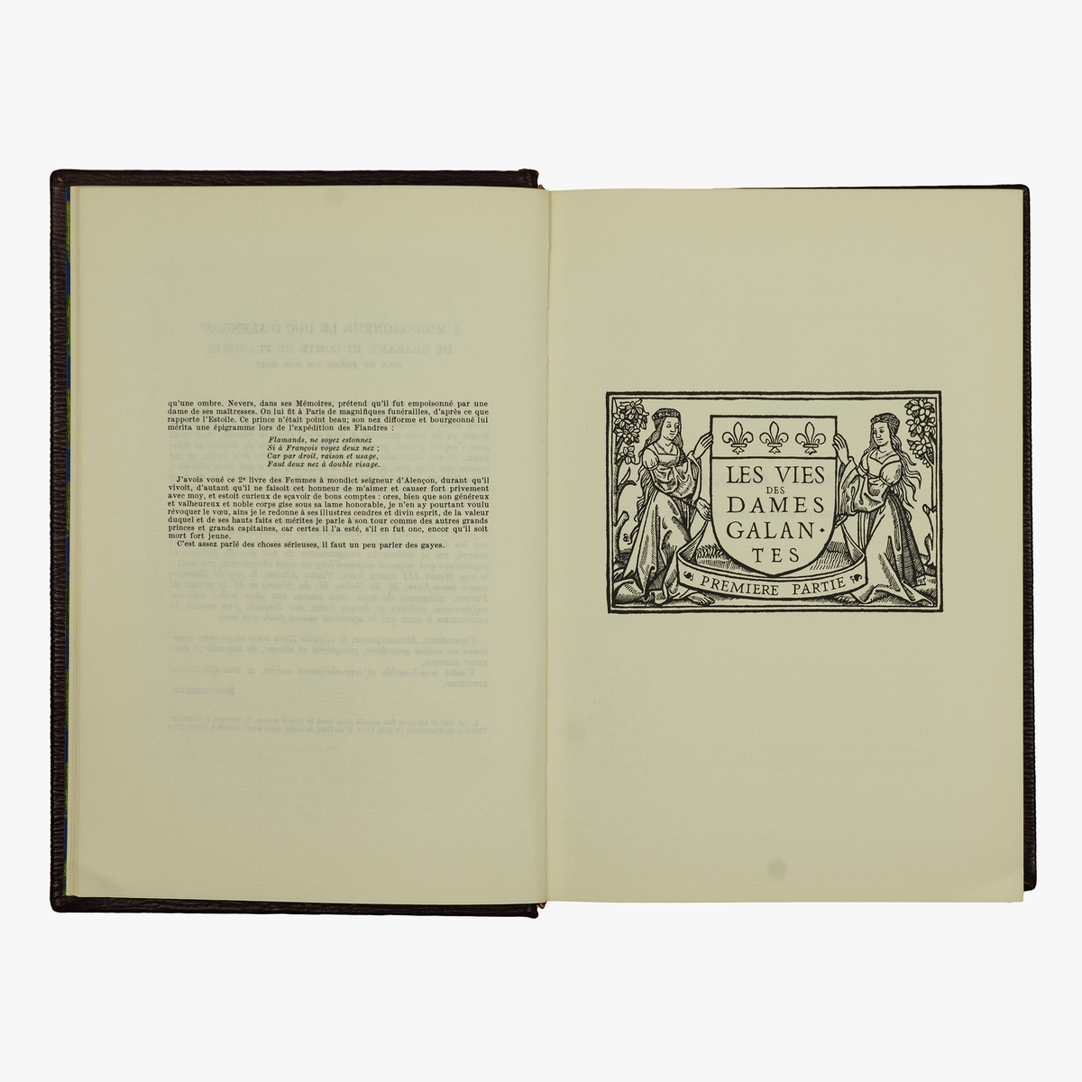 BOURDEILLE, Pierre de (c. 1540–1614). Vies des dames galantes (Jean de Bonnot, Paris, 1972).
