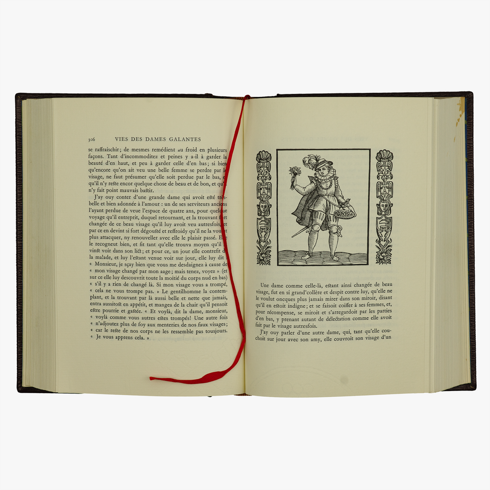 BOURDEILLE, Pierre de (c. 1540–1614). Vies des dames galantes (Jean de Bonnot, Paris, 1972).