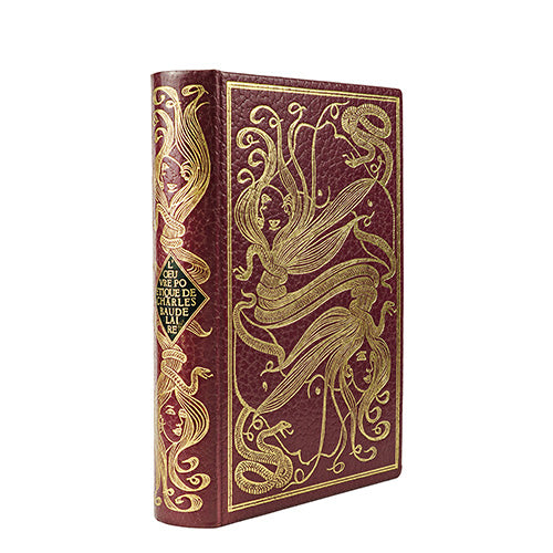 Charles Baudelaire — Oeuvre poétique (Jean de Bonnot, 1973). Livro físico em encadernação de luxo.