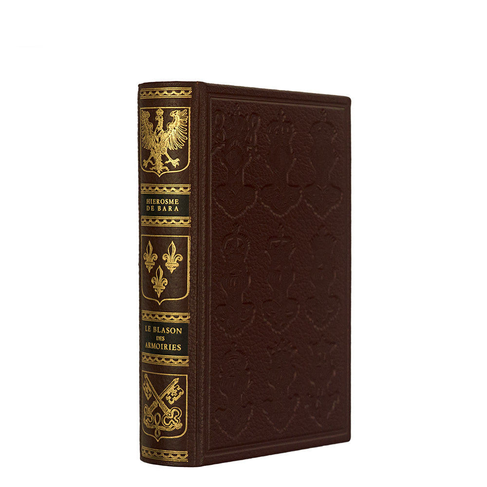 Hiérosme de Bara — Le Blason des Armoiries (Jean de Bonnot, 1975). Livro físico. Fac-símile em encadernação de luxo.