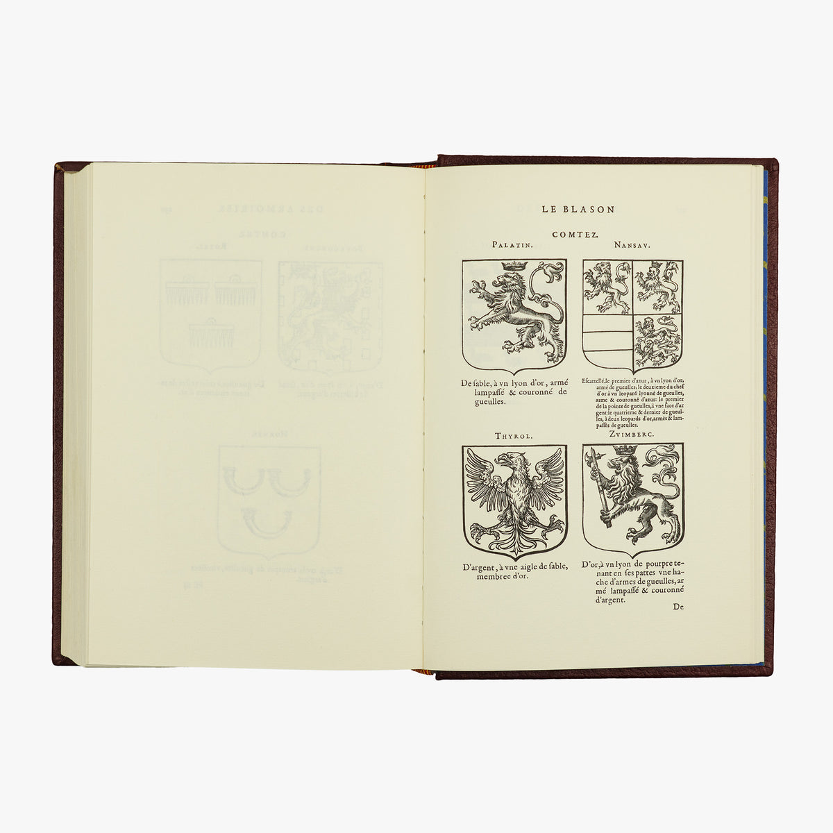 BARA, Hierosme de (1540–1596?). Le Blason des Armoiries (Jean de Bonnot, Paris, 1975).