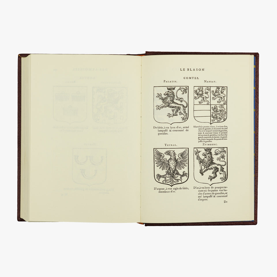 BARA, Hierosme de (1540–1596?). Le Blason des Armoiries (Jean de Bonnot, Paris, 1975).