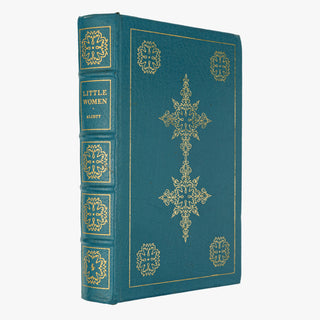 Louisa May Alcott — Little Women (The Easton Press, 1976). Livro físico ilustrado em edição de luxo. Capa de couro e cortes dourados. Fita de leitura de cetim.