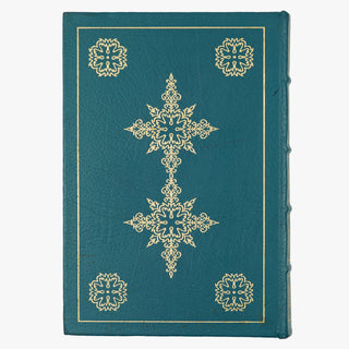 Louisa May Alcott — Little Women (The Easton Press, 1976). Livro físico ilustrado em edição de luxo. Capa de couro e cortes dourados. Fita de leitura de cetim.