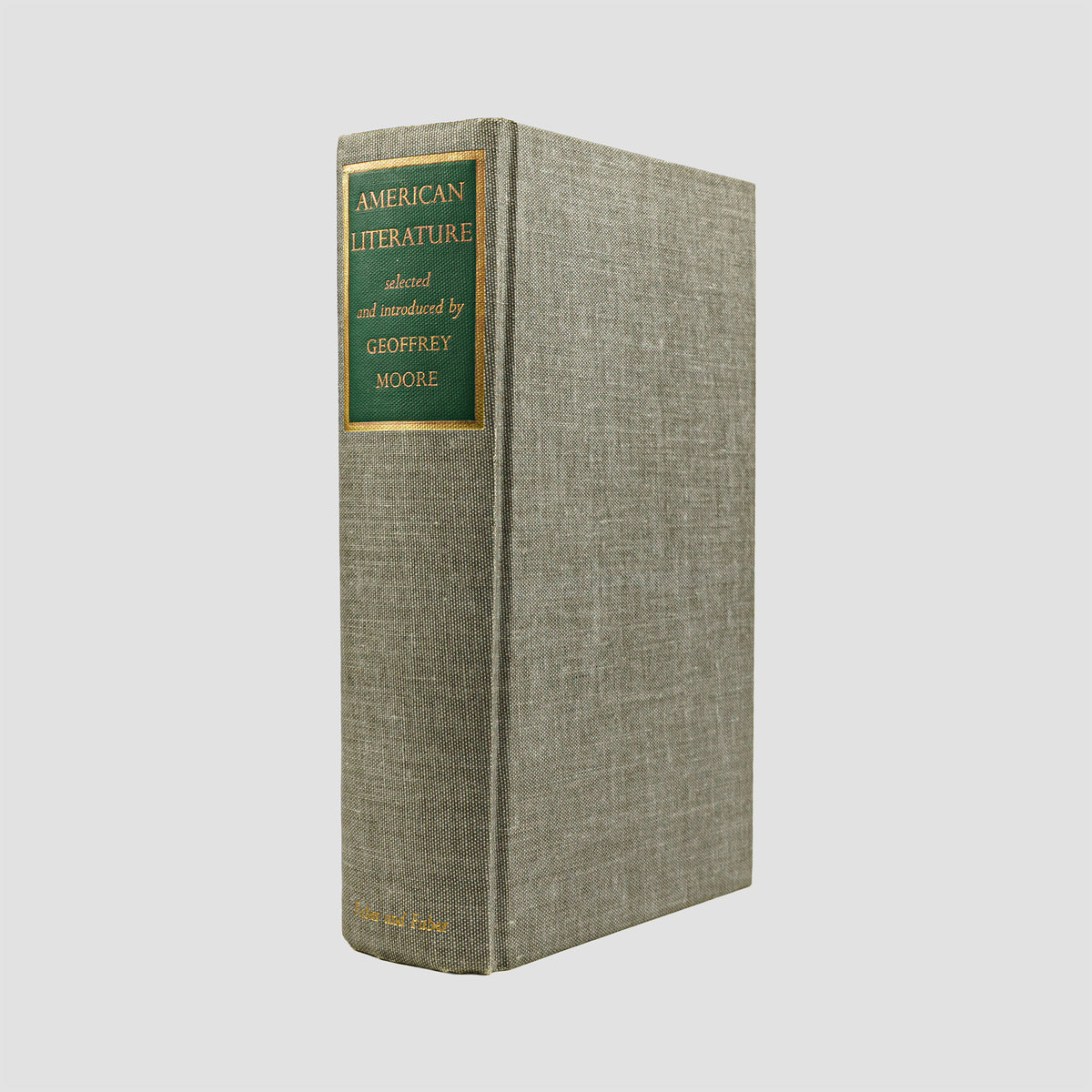 livro American Literature de Geoffrey Herbert Moore edição 1965 Faber and Faber
