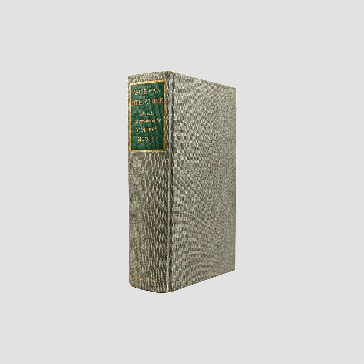 livro American Literature de Geoffrey Herbert Moore edição 1965 Faber and Faber