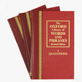 OXFORD UNIVERSITY PRESS. The Concise Oxford Dictionary of Quotations; The Concise Oxford Dictionary of Proverbs; The Concise Oxford Dictionary of Word Origins (Oxford University Press, Oxford, 1998), 3 vols.