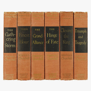CHURCHILL, Winston Leonard Spencer (1874–1965). The Second World War (Houghton Mifflin Company, Boston, 1948–1953), 6 vols.