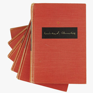 CHURCHILL, Winston Leonard Spencer (1874–1965). The Second World War (Houghton Mifflin Company, Boston, 1948–1953), 6 vols.