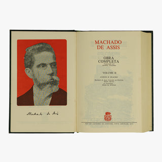 MACHADO DE ASSIS (Joaquim Maria) [1839–1908]. Obra completa (Companhia José Aguilar Editora, Rio de Janeiro, 1971–1979), 3 vols. Edição de colecionador.