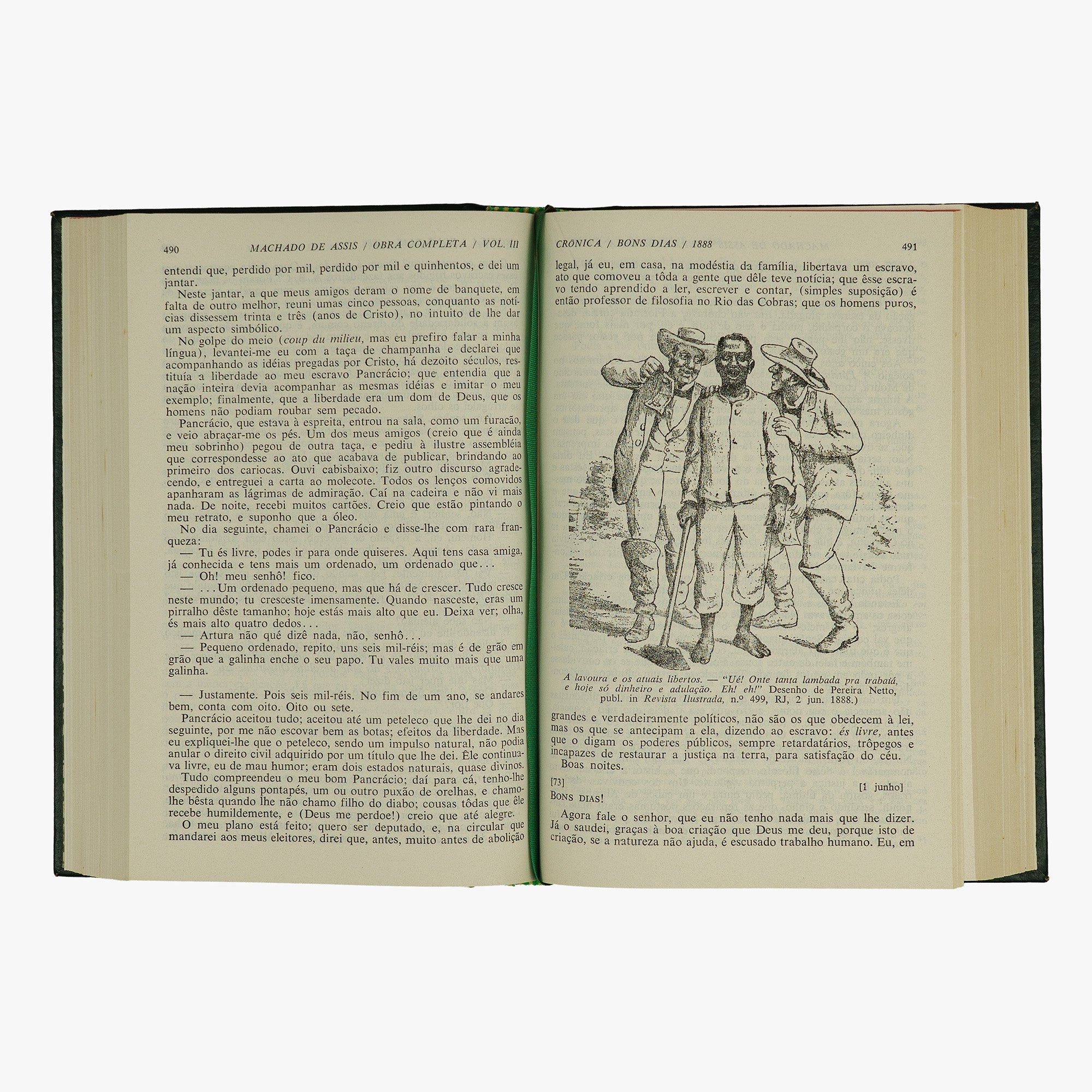 MACHADO DE ASSIS (Joaquim Maria) [1839–1908]. Obra completa (Companhia José Aguilar Editora, Rio de Janeiro, 1971–1979), 3 vols. Edição de colecionador.