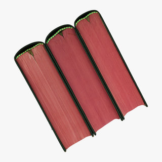 MACHADO DE ASSIS (Joaquim Maria) [1839–1908]. Obra completa (Companhia José Aguilar Editora, Rio de Janeiro, 1971–1979), 3 vols. Edição de colecionador. Cortes tingidos.