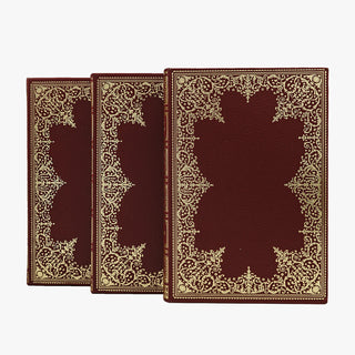 Giovanni Boccaccio — El Decameron (Círculo de Amigos de la Historia, 1973), 3 volumes. Livros físicos. Encadernação editorial com douração.