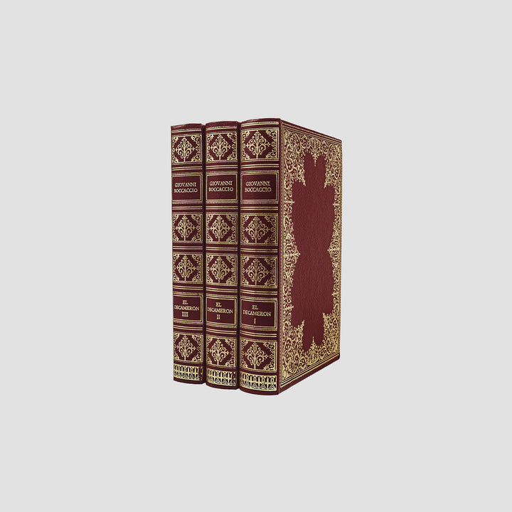 BOCCACCIO, Giovanni (1313–1375). El Decameron (Círculo de Amigos de la Historia, Madrid, 1973), 3 vols.