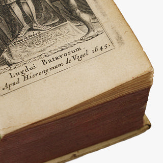 Nicolai Machiavelli — Historiae Florentinae (De Vogel, Leiden, 1645). Século XVII. Livro físico raro.