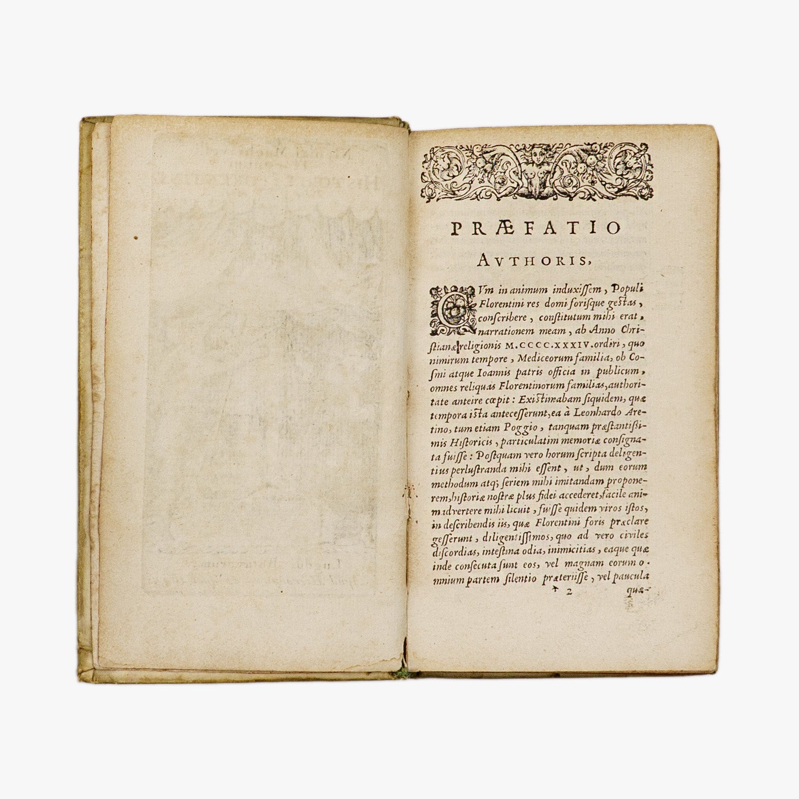 Nicolai Machiavelli — Historiae Florentinae (De Vogel, Leiden, 1645). Século XVII. Livro físico raro.