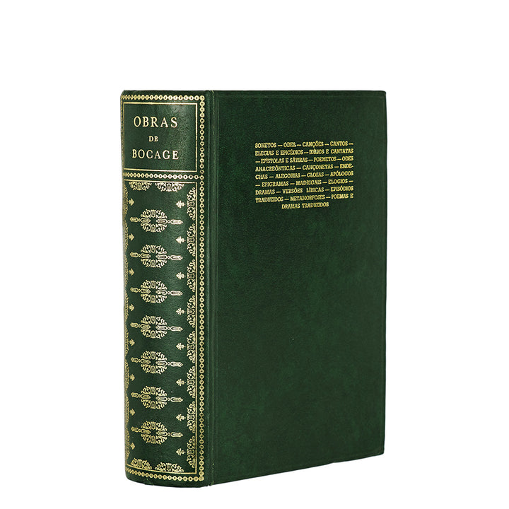 Manuel Maria Barbosa du Bocage — Obras de Bocage (Lello & Irmão, 1968). Livro físico.