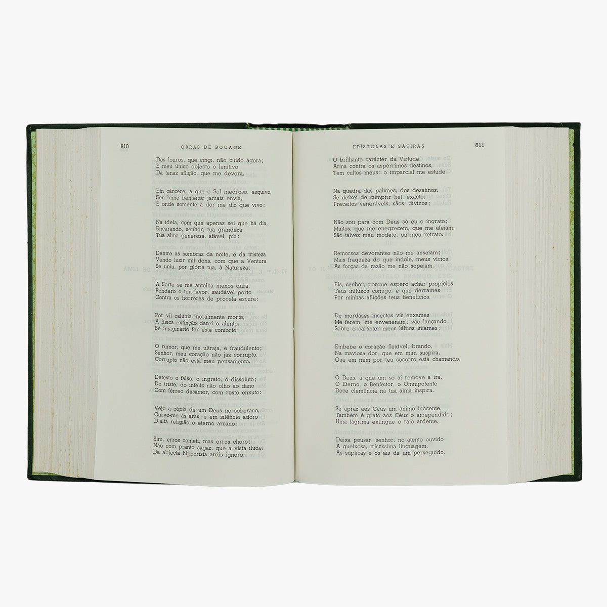 Manuel Maria Barbosa du Bocage — Obras de Bocage (Lello & Irmão, 1968). Livro físico.