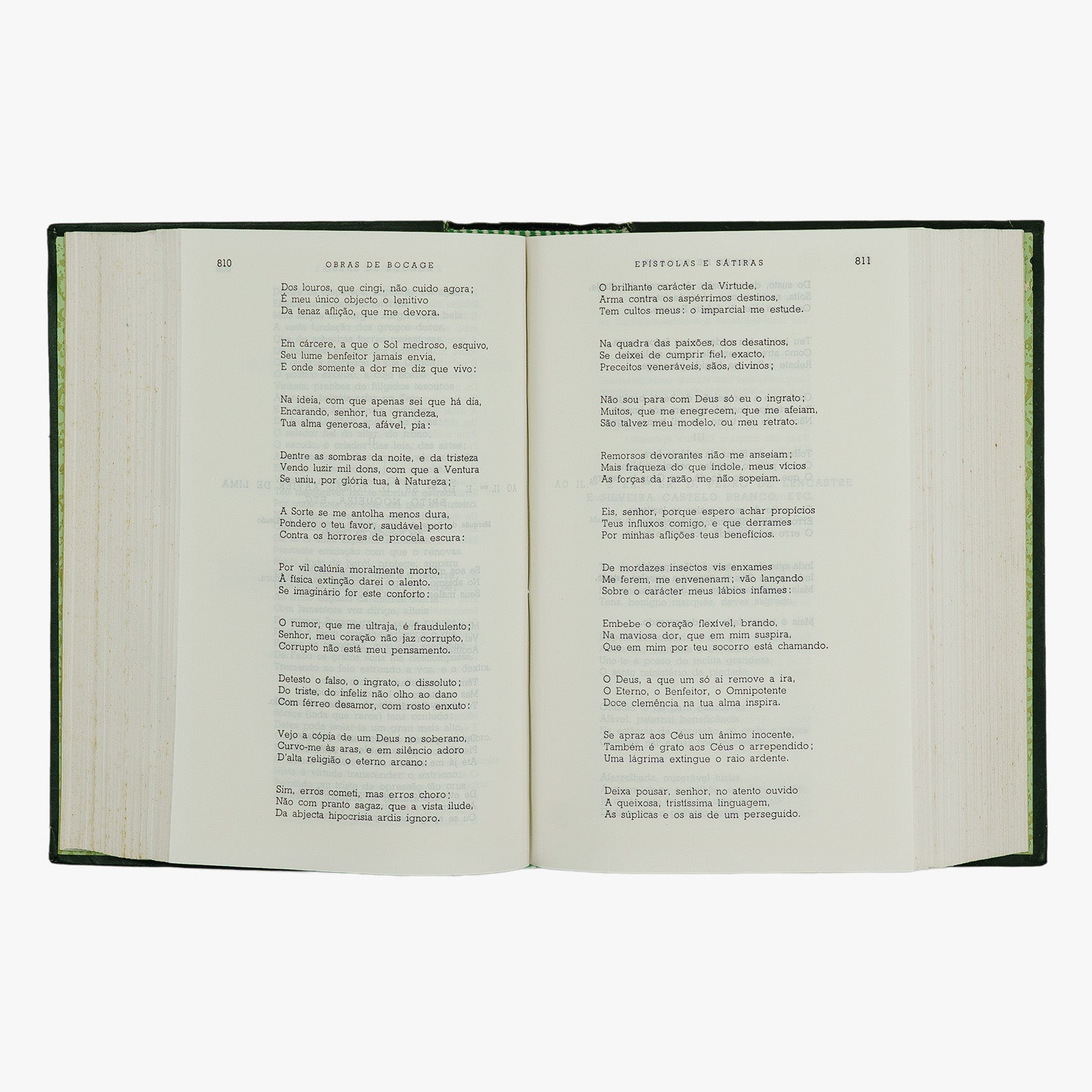 Manuel Maria Barbosa du Bocage — Obras de Bocage (Lello & Irmão, 1968). Livro físico.