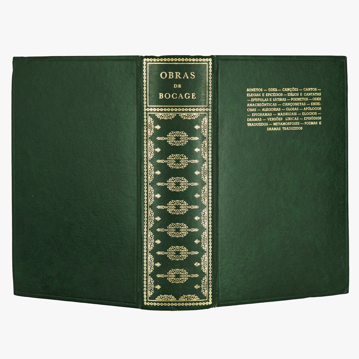 Manuel Maria Barbosa du Bocage — Obras de Bocage (Lello & Irmão, 1968). Livro físico.