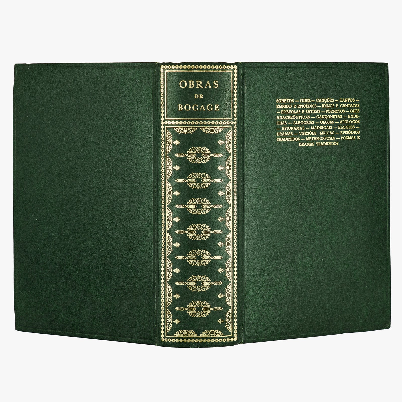 Manuel Maria Barbosa du Bocage — Obras de Bocage (Lello & Irmão, 1968). Livro físico.