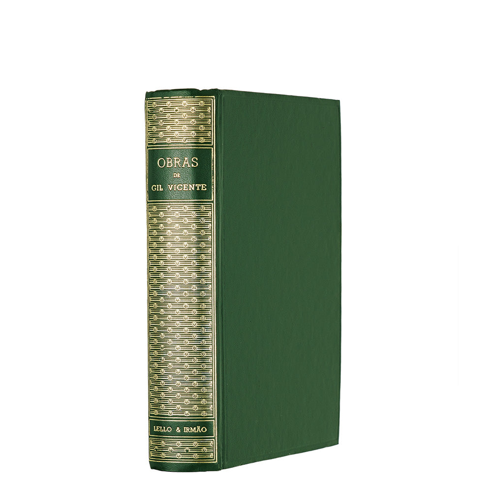 Obras de Gil Vicente (Lello & Irmão Editores, 1965). Livro físico em edição comemorativa.