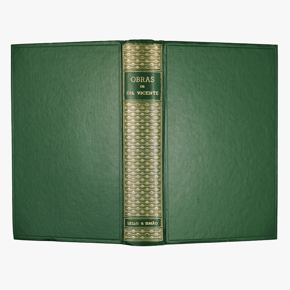 Obras de Gil Vicente (Lello & Irmão Editores, 1965). Livro físico em edição comemorativa.
