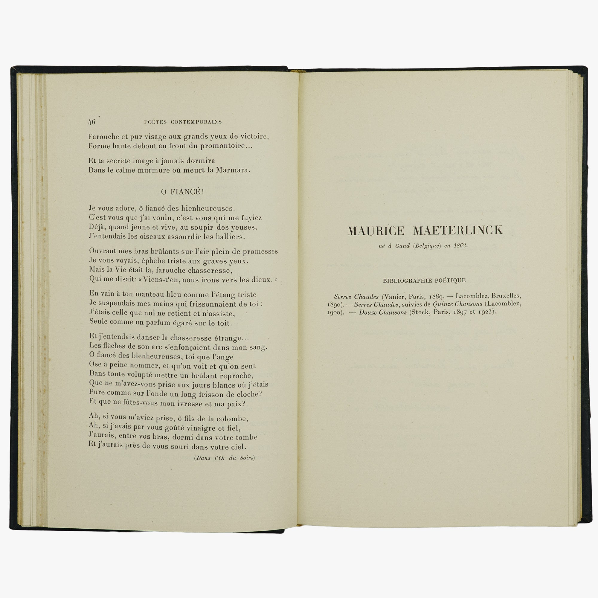 FIRMIN-DIDOT ET CIE. Poètes contemporains: anthologie (Firmin-Didot, Paris, 1938).