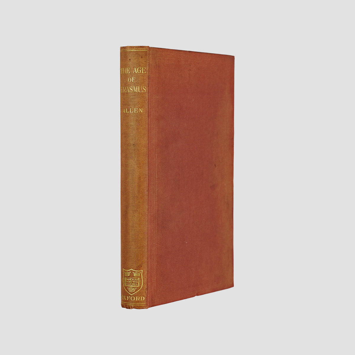 livro The Age of Erasmus de Percy Stafford Allen primeira edição 1914