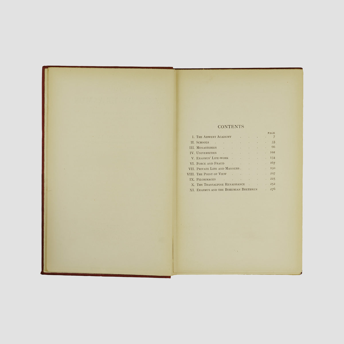 livro The Age of Erasmus de Percy Stafford Allen primeira edição 1914